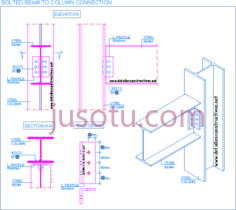 建筑钢梁PNG