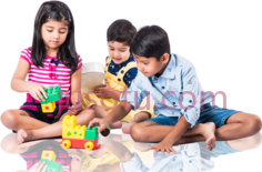 孩子们课程,indian kids playing PNG