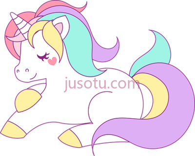 独角兽,unicornios fofos PNG