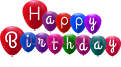 生日快乐气球PNG