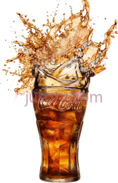 可口可乐喷溅PNG