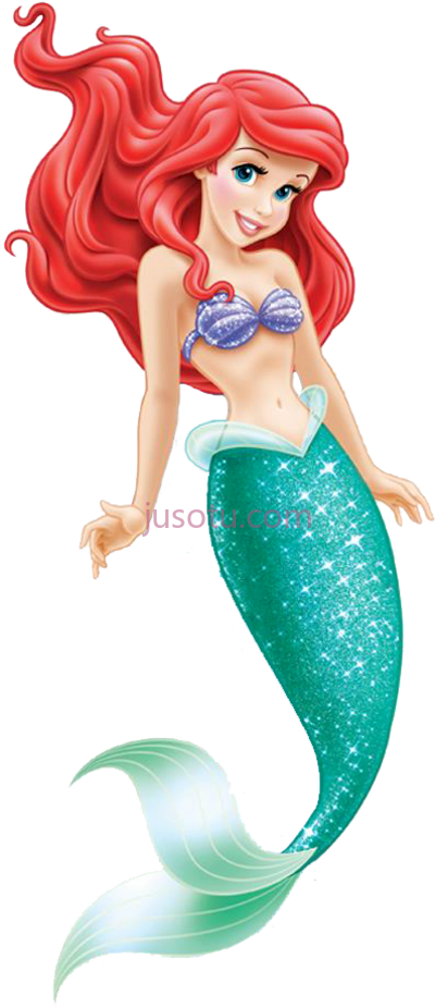 小美人鱼爱丽儿,disney princess little mermaid ariel cut out PNG