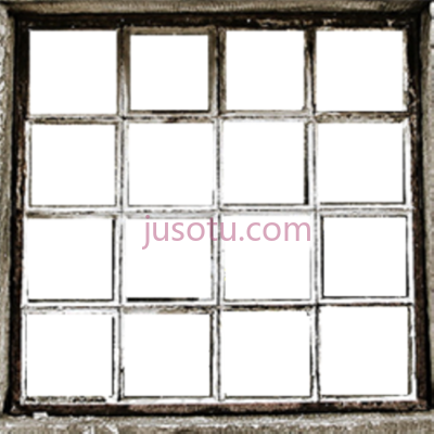 旧窗框,old window frame PNG
