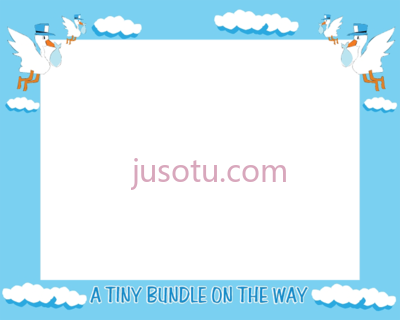 准妈妈派对,art borders and frames baby shower PNG