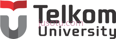 德尔科大学标志,logo telkom university PNG