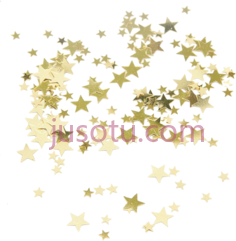 金星五彩纸屑,装饰 PNG