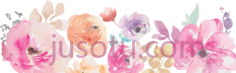 花卉水彩, PNG