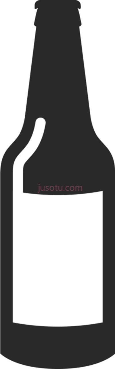 啤酒瓶,blank beer bottle rubber stamp PNG