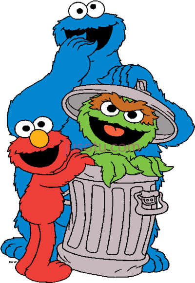 芝麻街,sesame street characters PNG