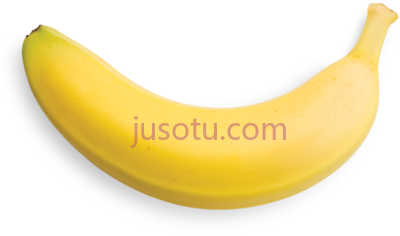 香蕉,banana on white PNG