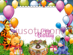 生日快乐气球PNG