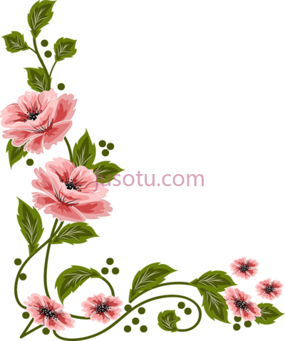 复古花卉,vintage flowers art creative PNG